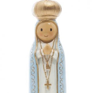 nossa senhora de fátima anjo santo religião religion cute fofo comunhão batizado baptizado figura religiosa anjinho guarda menina menino baptismo