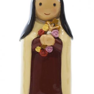 santa teresinha anjo santo religião religion cute fofo comunhão batizado baptizado figura religiosa anjinho guarda menina menino baptismo