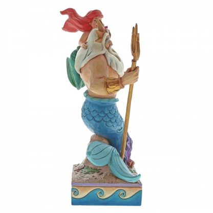 tristão ariel a pequena sereia disney traditions jim shore pintado à mão
