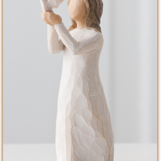 Figura Levantar Voo (pomba) - Willow Tree