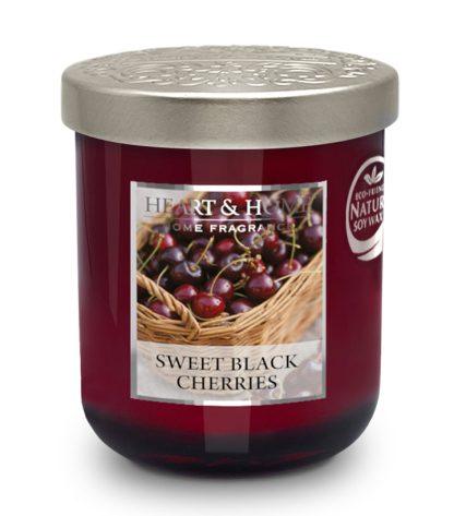 HEART&hOME VELA DE SOJA cerejas pretas doces