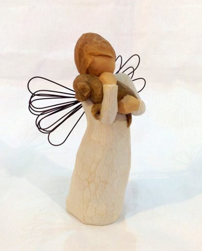 susan lordi figura estátua família anjo peça decoraçao casa significado amizade amor felicidade willow tree desejo aniversário presente cão amizade