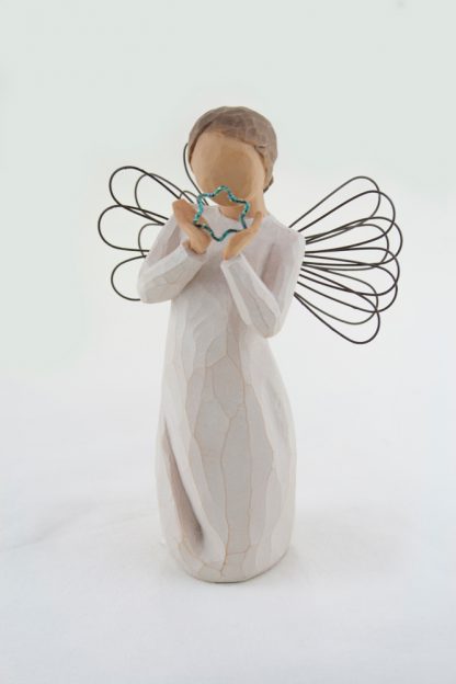susan lordi figura estátua família anjo peça decoraçao casa significado amizade amor felicidade willow tree desejo aniversário presente estrela