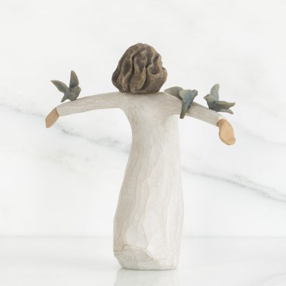figura estátua família anjo peça decoraçao casa significado amizade amor felicidade willow tree desejo aniversário presente