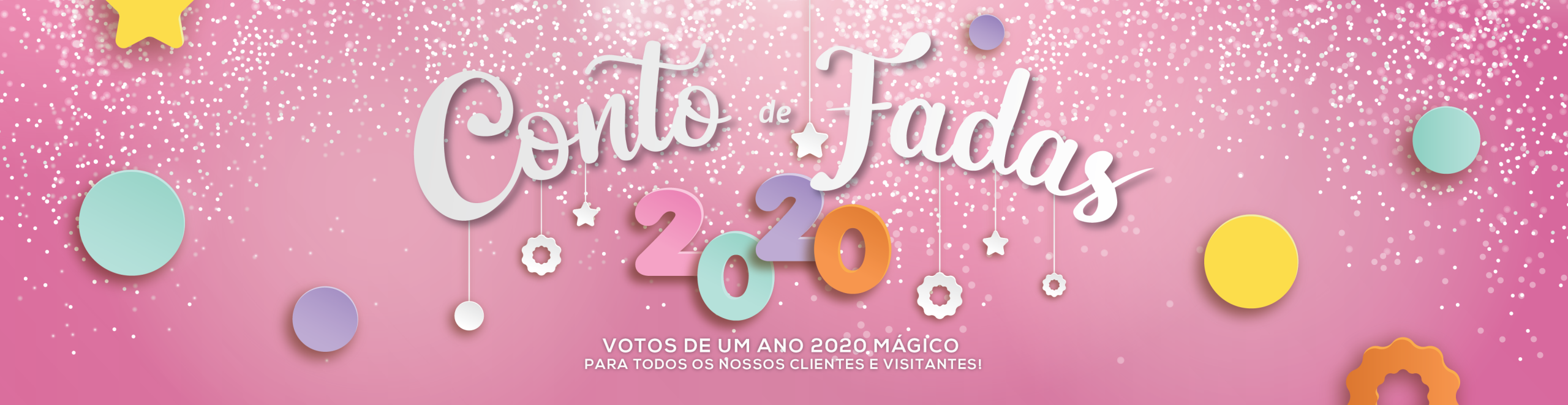 feliz ano novo 2020 conto de fadas