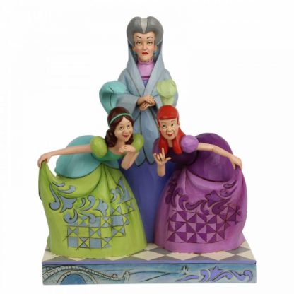 Lady Tremaine, Anastasia and Drizella Figurine disney traditions jim shore cinderella cinderela 6007056