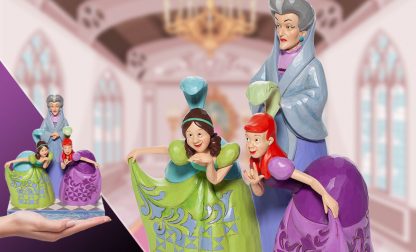 Lady Tremaine, Anastasia and Drizella Figurine disney traditions jim shore cinderella cinderela 6007056