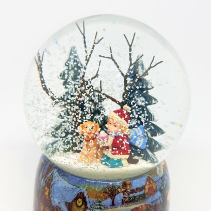 globo de neve christmas snowglobe natal caixa de música