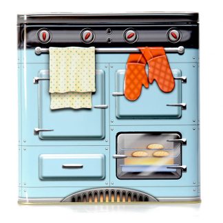 lata forno cooker fogão silver crane company retro