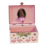 caixa de música flamingos