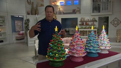 mr. christmas ceramic tree lights natal árvore natal cerâmica luzes