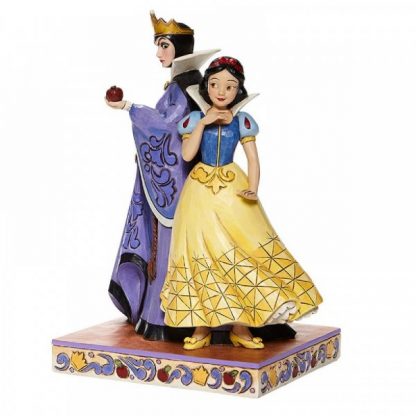 Evil and Innocence - Snow White and Evil Queen Figurine 6008067 branca de neve e rainha bruxa má disney traditions jim shore