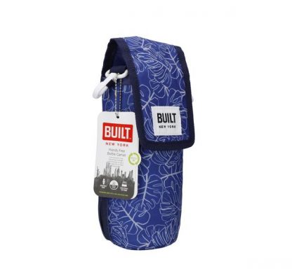 BUILT Insulated Bottle Bag with Shoulder Strap and Food-Safe Thermal Lining - White saco para garrafa térmica belle vie