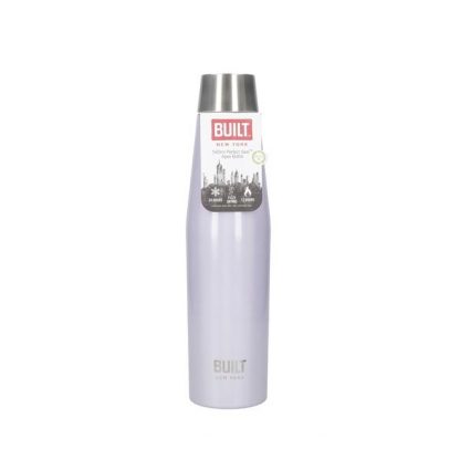 BUILT BUILT Apex 540ml Insulated Water Bottle, BPA-Free 18/8 Stainless Steel - Iridescent Lilac garrafa térmica