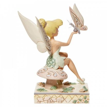 Passionate Pixie - White Woodland Tinkerbell Figurine 6008994 disney traditions jim shore tinkerbell sininho