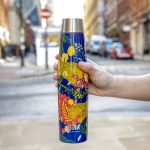 BUILT Apex 540ml Insulated Water Bottle - 'Abundance' Design garrafa térmica built ny