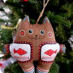 artesanato presépio sagrada família nativity ucrânia gato gatinho