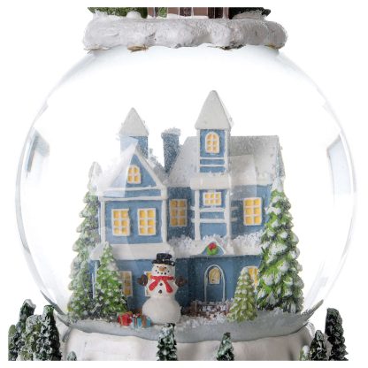 59104 snow globe music box globo de neve natal