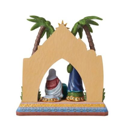 Deluxe Holy Family Limited Edition 6008924 "A Savior Before Us" jim shore heartwood creek presépio sagrada família
