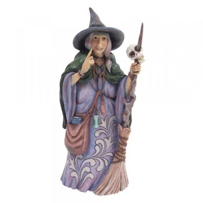 Witch with Pumpkins and Cat Figurine 6009506 jim shore bruxa heartwood creek halloween 6009507