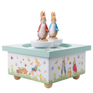 s95860 trousselier caixa de música music box peter rabbit