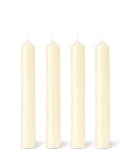 Coffret 12 bougies classiques 7h ivoire vela castiçal bougie la française