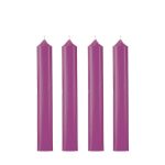 Coffret 12 bougies classiques 7h bruyère vela de mesa castiçal lilás