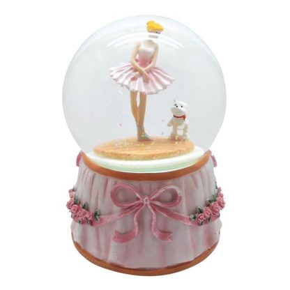 View larger Bola de purpurina Bailarina con perro Reference: 857918 14309 snowglobe globo de neve bailarina caixa de música