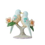Lovebirds Figurine 6010270 jim shore passarinhos topo de bolo heartwood creek