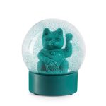 Maneki Neko Lucky Globe globo de neve gato da sorte donkey