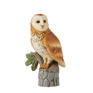 Barn Owl Figurine 6010444 "Woodland Wisdom" jim shore heartwood creek colecção mochos corujas