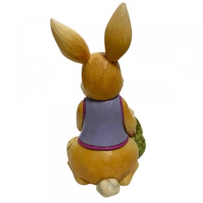 Bunny With Easter Basket Mini Figurine 6010275 coelho da páscoa jim shore heartwood creek páscoa easter