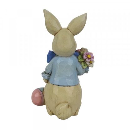 Bunny with Bow and Flowers Mini Figurine 6010277 jim shore coelho páscoa