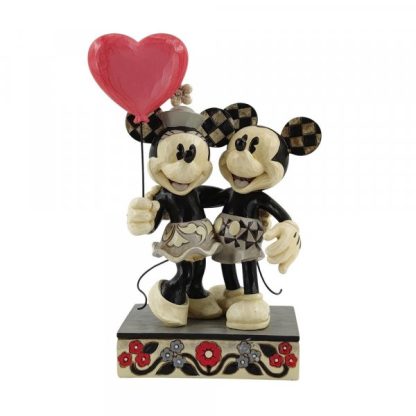 disney traditions jim shore Mickey and Minnie Heart Figurine 6010106 "Love is in the Air"
