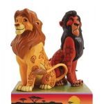 Simba & Scar Figurine 6010093 "Proud and Petulant" disney traditions jim shore o rei leão
