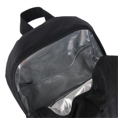BUILT Puffer Insulated Backpack, 7.2L, Black mochila térmica built ny