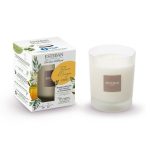 Fleurs d’oranger Bougie parfumée rechargeable 180g flor de laranjeira vela bio natural esteban paris