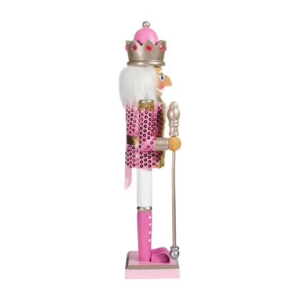 c5887 nutcracker pink kurt adler quebra nozes natal christmas