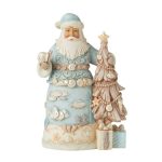Santa with Starfish Tree Figurine 6010805 pai natal jim shore santaclaus