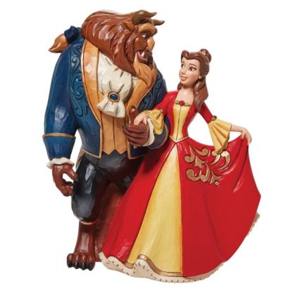 Beauty & the Beast Enchanted Christmas Figurine 6010873 jim shore disney traditions a bela e o monstro