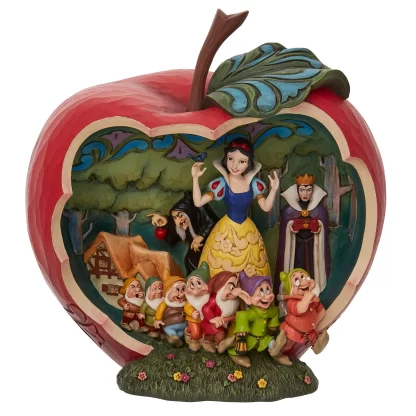 Snow White Apple Scene Masterpiece Figurine 6010881 branca de neve disney traditions jim shore
