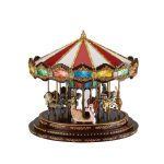 919790 marquee carousel deluxe mr. christmas grande cARROSSEL NATAL MUSICAL CARRUSEL