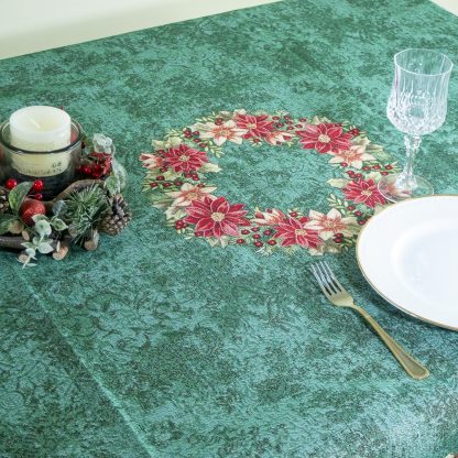 runner mesa natal floresta inverno jacquard têxtil mesa almofada runner corredor pinheiro pinhas toalha de mesa mesa posta natal elegante poinsettias
