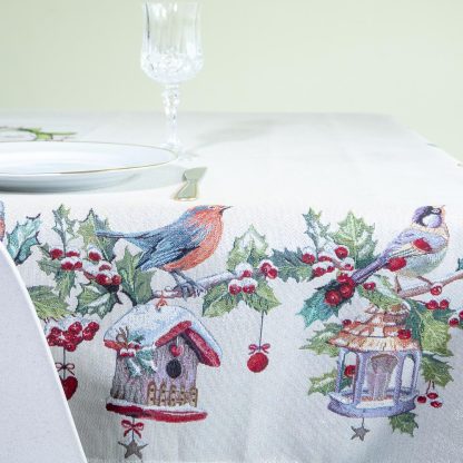 runner mesa natal mesa posta passarinhos gaiola