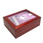 Caja de música de madera: para poner foto encima joyero music box