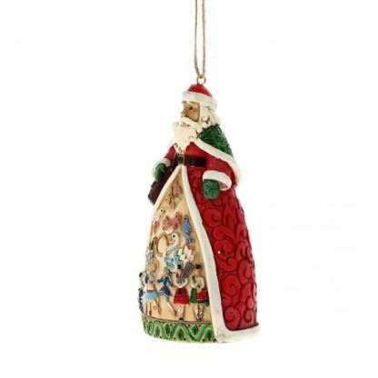 Twelve Days of Christmas Santa Hanging Ornament 6011494 pai natal heartwood creek