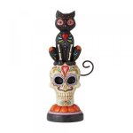 Day of the Dead Black Cat Figurine 6010670 gato día de los muertos jim shore heartwood creek