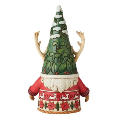 Reindeer Gnome Figurine 6010843 "Gnomebody loves Christmas as much as Jim Shore" gnomo de natal rena rodolfo jim shore