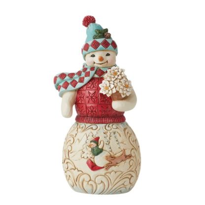 Snowman Figurine 6011688 Winter Wonderland Collection boneco de neve natal heartwood creek