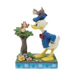 Donald Duck and Chip n Dale Figurine 6010884 tico e teca pato donald disney traditions jim shore